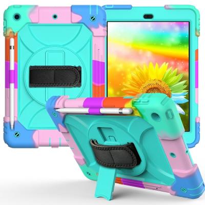 China Low MOQ Shockproof Shockproof Pad Covers For i Pad 10.2 Kids Tablets Cases Tablet Kids Rugged Cover for sale