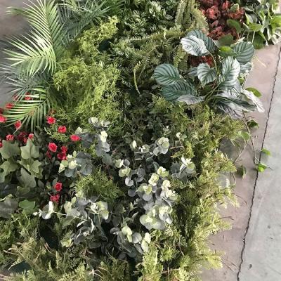 China High Quality Eco-friendly Artificial Green Plant Grass Decorative Artificial Plant for Landscaping and Wall Decor for sale