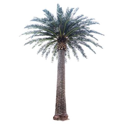 China Wholesale Eco-friendly Artificial Artificial Canary Date Palm Trees Art Materials Large Date Palm Trees Artificial Plants for sale