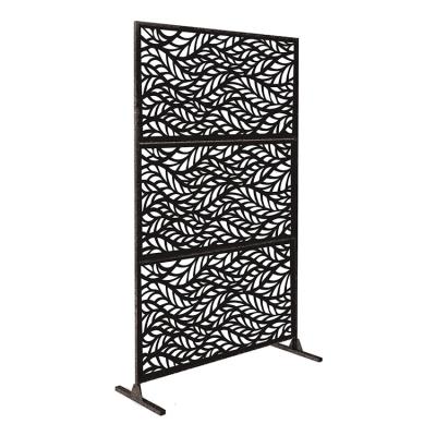 China Custom Laser Cut Metal Easily Assembled Decorative Outdoor Screening Screening Panels Garden Fence Fence for sale