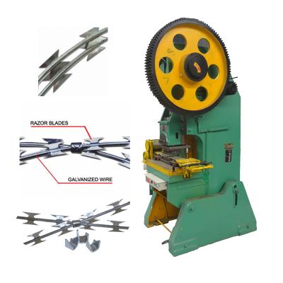 China Razor Barbed Wire Making Fully Automatic Concertina Razor Barbed Wire Making Razor Wire Machine for sale