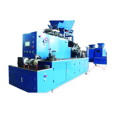 China Coil Nails Packing Q195 Automatic Rubber Binding Coil Roofing Nail Production Line Machine for sale