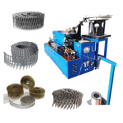 China Coil Nails Packing High Efficiency And Durable Nail Coil Making Machine Production for sale