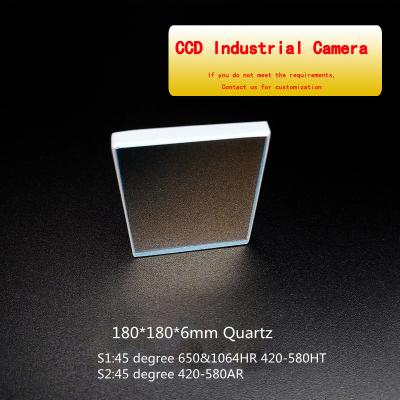 China Quartz 45 Degree CCD Lens 355 & 650HR 420-580HT Coating for sale