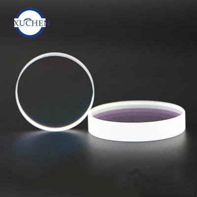 China 128*2mm Fiber Laser Protective Lens H-K9L Circular Optical Parts for sale