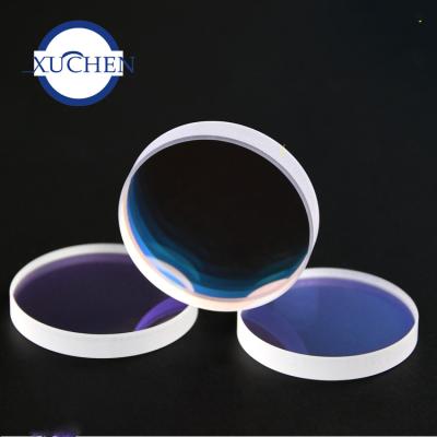 China Quartz Fused Silica Glass Fiber Laser Protective Lens 1064nm Precitec Raytools WSX for sale