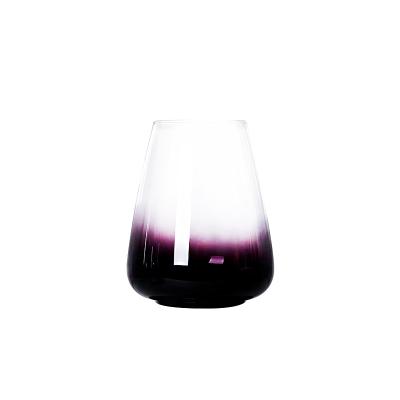 China Western Dream Violet Red Wine Glass Series Crystal Wine Glass Christmas Gift Elegant Lead Free for sale