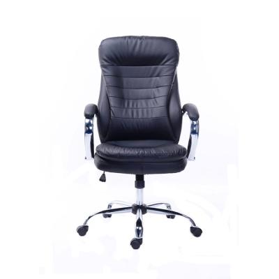 China (Size) Modern Ergonomic Luxury Soft Mid Back Office Swivel Chair PU Executive Office Luxury Leather Chair for sale