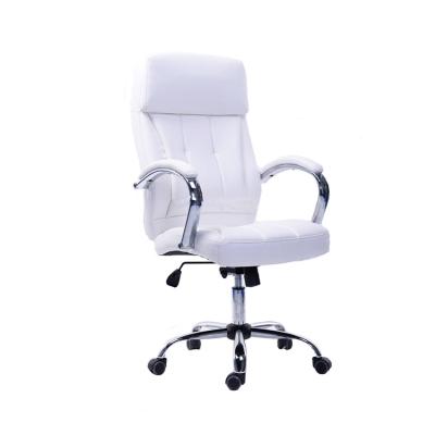 China Hot Selling Modern Luxury Cushion (Height) Adjustable Leather Executive Ergonomic Home Office Chair For Boss for sale