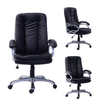 China Modern PU Computer Boss Chair Padded Leather Desk Wholesale Swivel Chai for sale