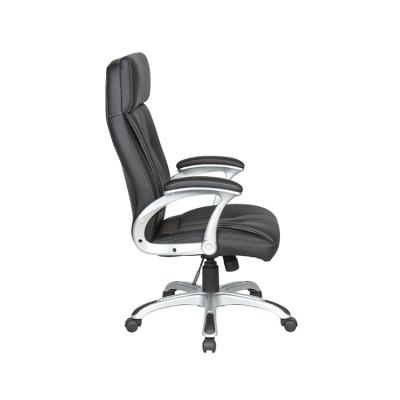 China Executive Chair Comfortable Leather Roller Skate Executive Office Visitor Chair for sale