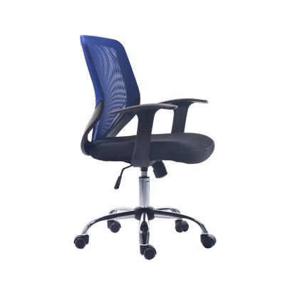 China Wholesale Adjustable Modern Comfortable Blue Swivel Chair Swivel Ergonomic Office (Height) Office Chairs For Adult for sale