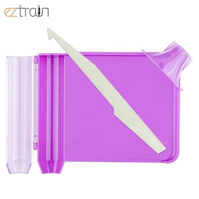 China Hospitals Improved ABS Purple Plastic Pill Counting Tray With Spatula for sale