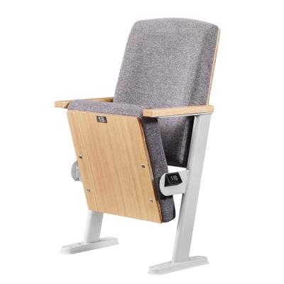 China Modern Hot Sale Auditorium Chair Conference Hall Seating With Small Writing Pad for sale