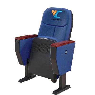 China Customizable Cinema Seating Sponge Sponge Plastic Flame Retardant Fabric Panel Metal Legs Amphitheater Factory Highchair-destity for sale