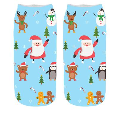 China BONYPONY 3D QUICK DRY Cartoon Funny Christmas Socks Wholesale Meias Crazy Cute Crazy Novelty Print Socks for sale