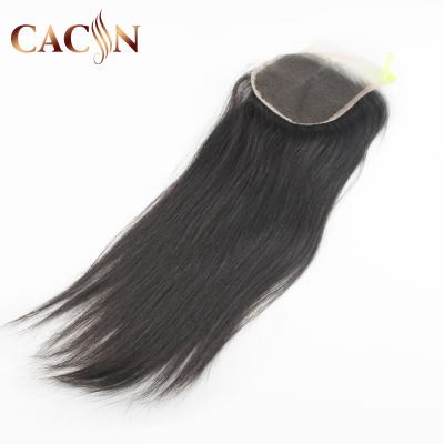 China Cheap silky straight wave online cuticle alligned straight full lace hair crown 5x5 closure for sale