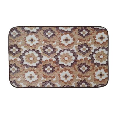 China Washable Bath Mat Velvet Bath Mat by Coral Fleece Non Slip Bath Mats Cheap Soft Comfortable Foam for sale