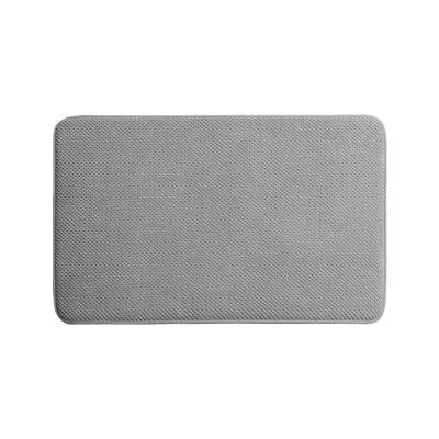 China Hot Sale Washable Quick-Drying Memory Foam Mat And Absorbent SBR Anti-Slip Bath Mat for sale