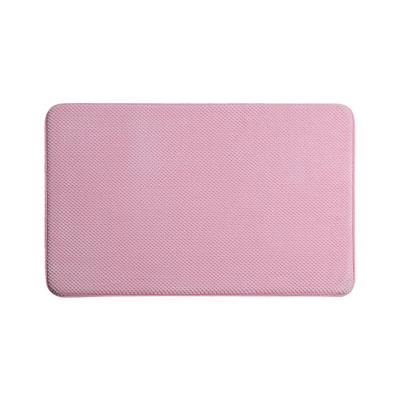 China Washable SBR Memory Foam And Door Mat Bathroom Decorative Floor Mat With SBR Non Slip Backing for sale