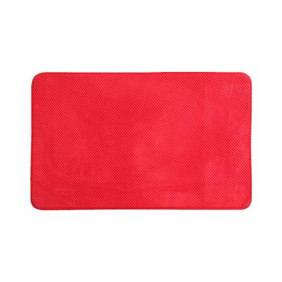 China Hot Sale Washable Quick-Drying Memory Foam Mat And Absorbent SBR Anti-Slip Bath Mat for sale