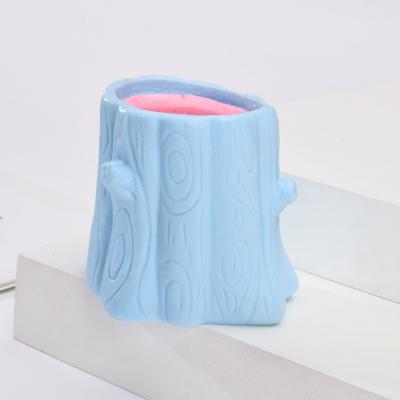 China Relieve Stress Squeeze Squirrel Cup Kids Funny Toys Bad Decompression Tree Stumps Wiggle Toys for sale