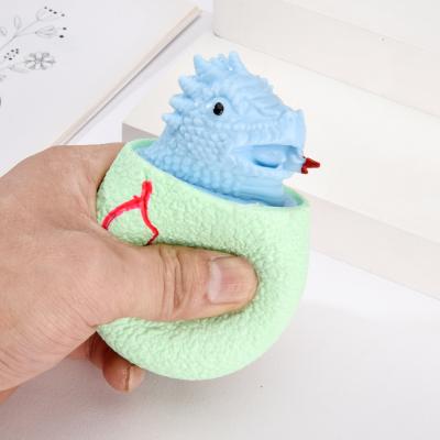 China Relieve Stress Squeeze Dinosaur Egg Children's Funny Toys Decompression Bad Tree Stumps Wiggle Toys for sale