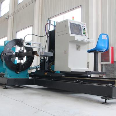 China CNC cutting machine 8 axis pipe hotels factory direct pin pipe&square intersecting line for sale