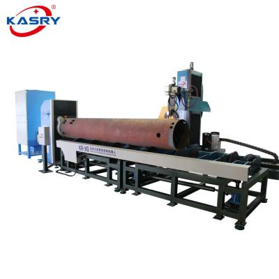 China Factory Large Diameter Cutting Machine CNC Flame And Plasma Cutting Machine Round Pipe Cutting Machine for sale