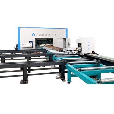 China High Quality Automatic CNC 3D H Beam Drilling Machine High Speed ​​Steel Fabrication CNC Drilling Rig For Beams for sale