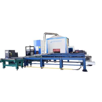 China Construction worksÂ   Robotic CNC Plasma Oxyfuel H-Beam Cutting Production Line For Steel Structure Engineering for sale