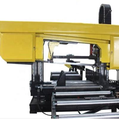 China Garment Shops H Beam Cutting Double Column Metal Cutting Band Saw Machine for sale