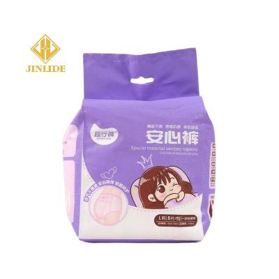 China Women's Sanitary Napkin Pants Leak Prevention Pants 3d Safety High Cost Girl Printed Diaper Adult Women for sale