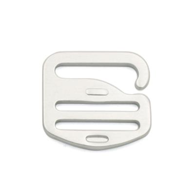 China 1inch 25mm Aluminum Zinc Alloy Hook Eco - Friendly Custom Iron Strong Buckle for sale