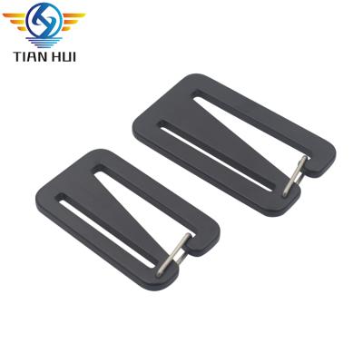 China Eco-friendly Custom Adjustable Metal Spring Hook Aluminum Buckle G Buckle For Backpack for sale