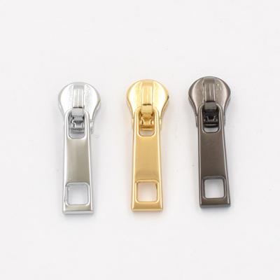 China Nickel Free Custom Design Metal Woven 3# Zipper Puller Zipper Slider Puller for sale