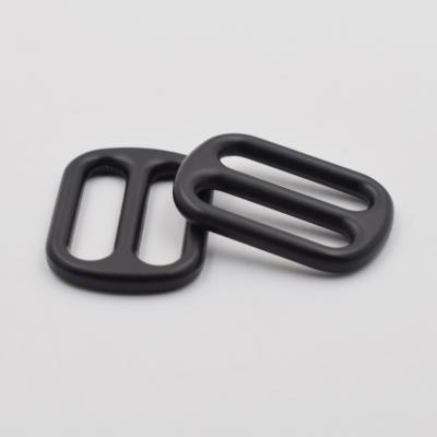 China 25mm Black Eco-Friendly Color Metal Adjustable Slide Buckle for sale