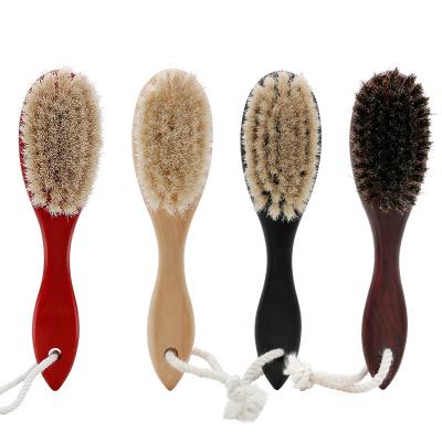 China Palette Barber Hair Cutting Tools Make Soft Haircut Neck Cloth Beard Brush Fade Brush Comb For Barber for sale