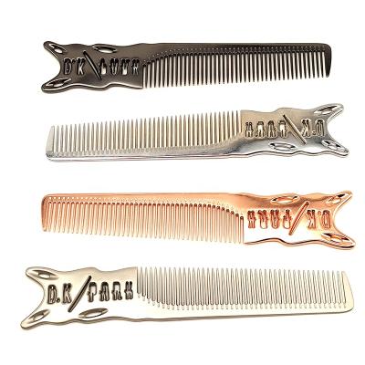 China 2022 Comfortable New Style and Hot Selling Hair Straightener Comb Highlighting Comb Space Aluminum Hair Comb Beard Grooming for sale