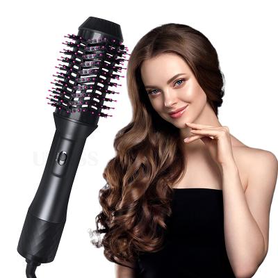 China 2021 multifunctional new design 3 in 1 hot air styling manufacturers one step hair dryer straightening curling brush for sale