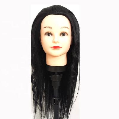 China Synthetic Practice Hairstyle Hairstyles Styling Technique Cut Head Wig Doll Training Dummy Head for sale