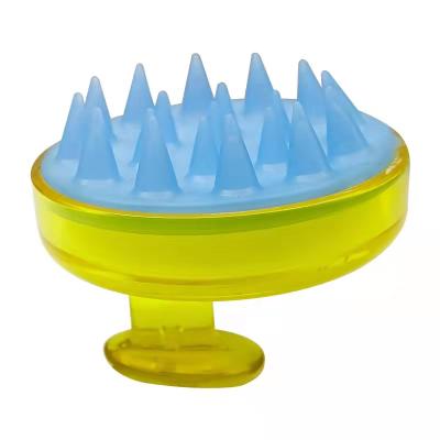 China Cushion Silicone Plastic High Quality Bath Cleanse Scalp Dandruff Remover Shampoo Massage Brush for sale