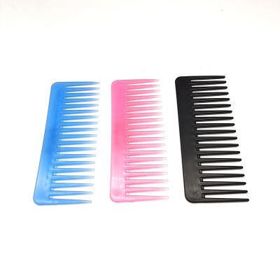 China Custom Wide Tooth Logo Hair Curls Shower Combs Salon Home Hotel Detangling Comb Cheap Price Green Black Pink for sale