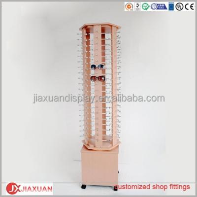 China Supermarket 6 Sides Floor Sun Glass Display Stand, Eye Glasses Display Stand, Glass Display Tower for sale