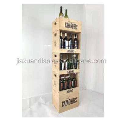 China Retail Shops/Jams Store Supermarket Metal Soda Water Stand Wine Display Stand Beverage Squeeze Rack for sale