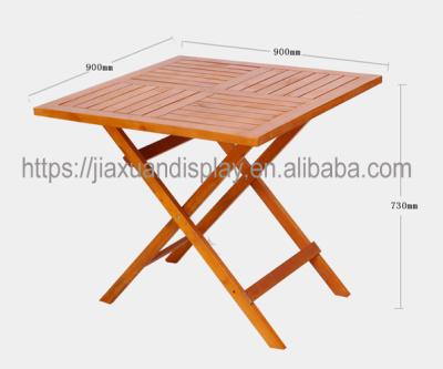 China Wooden square wooden foldable table, outdoor garden fold table hotel luggage carry racks for sale