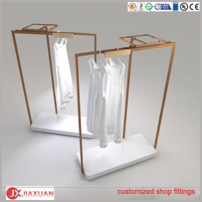 China Elegant display garment store dress display stand, garment store rail for sale