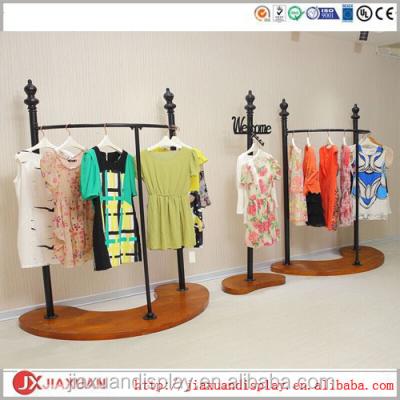 China Supermarket metal display rack, folding clothes rack, clothing store display for sale