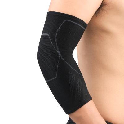 China Adult Wholesale Sports Spandex Running Fitness Arm Compression Elbow Sleeves Brace for sale