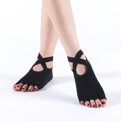 China Wholesale Toe 5 Toe Calcetines Cotton Calcetines Yoga Toe Socks Breathable Professional Pilates Anti-Skid Soft Knitted Toe Socks Wholesale QUICK DRY Grip for sale